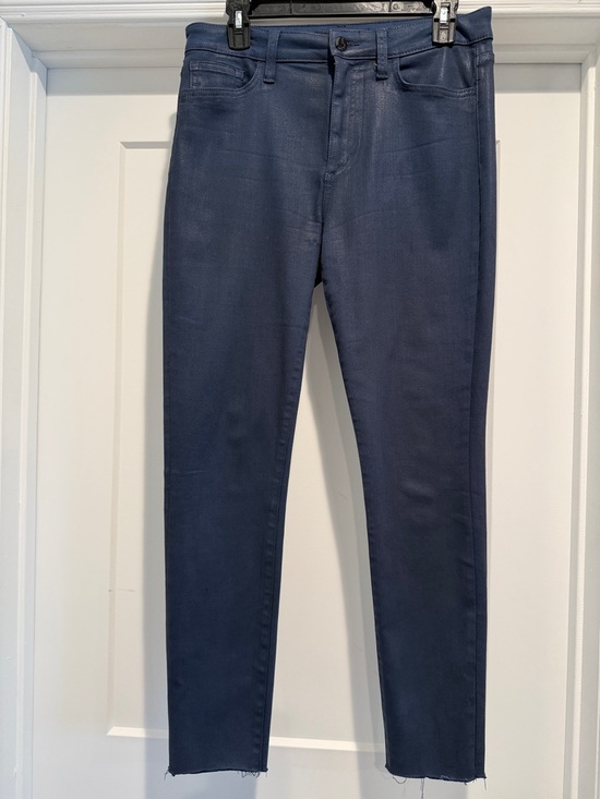 Joe's Jeans Denim - Joe's Jeans Deep Navy Coated Skinny Stretch Jeans